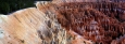Utah, Bryce Canyon - Amphitheater za úsvitu, panoráma ze dvou snímků