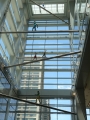 Sošky uvnitř mrakodrapu Comcast Center, ani ty nás však nahoru nepustí.