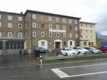 Motel nacházející se v průsmyku Passo del Bernina ve Švýcarsku