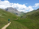 Cesta od chaty Alpe Trela