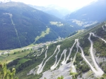 Typická alpská silnička