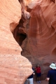 Arizona, Antelope Canyon - průvodkyně naší skupiny, úvodní výklad