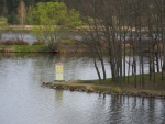 Foto soutoku z mostu u Neznašova.
