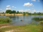 Zatopený lom u Cēsis