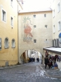 Pasovská ulička z centra k Dunaji