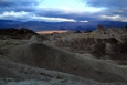 California, Death Valley, Zabriskie Point - východ slunce