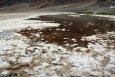 California, Death Valley, Badwater - solné jezero je takřka bez vody