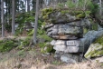 Nápis na skále - Judeichstein - je věnovaný návštěvě lesníka Fridricha Judeicha.