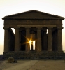 Tempio della Concordia (Chrám svornosti) v podvečerním protisvětle