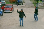 Parkoviště u Svatého Jána - musíme se tam vejít a tak je potřeba navigátor