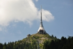 Ještěd je hora ležící jižně od Liberce a jde o nejvyšší vrchol a jedinou tisícovku Ještědsko-kozákovského hřbetu. Na vrcholu je známý televizní vysílač v technicistním architektonickém stylu.