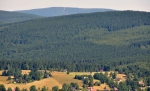 Horní Polubný a Smrk s dobře viditelným Nebeským žebříkem.