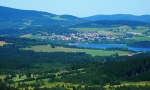 Horní Planá z rozhledny.