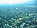 Tchaj-pej z mrakodrapu Taipei 101