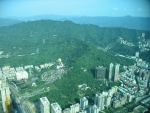 Tchaj-pej z mrakodrapu Taipei 101