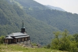 Kostel Javorca poblíž Tolminu, Slovinsko