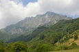 Hřeben Julských Alp s vrcholem Krn (2244 m)