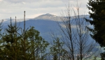 U kostelíku je výhled označený jako Luzenblick.