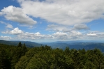 Výhled z rozhledny na Pohorje poblíž Mariboru
