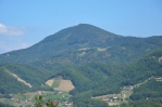 Výhled na Boč z vrchu Janina, Slovinsko