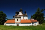 Poutní kostel Nejsvětější Trojice u Trhových Svinů.