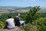 Na vrchu Ostrý, České středohoří