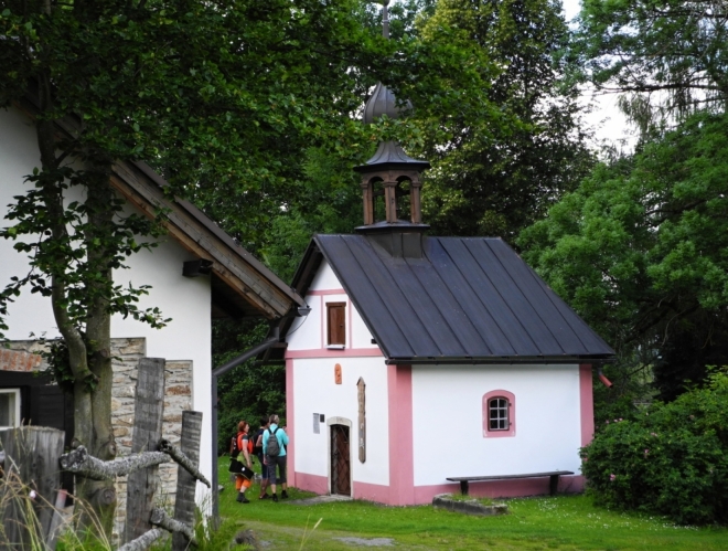 Kaple na Malých Kozích Hřbetech.