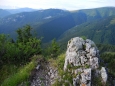 Boční hřeben Ostredku na Štrochy (1 386 m n. m.). zítra využijeme k sestupu.