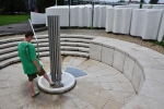 Termální pramen má přes 40°C.