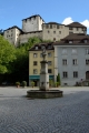 Hrad Schattenburg z Neustadtu, Feldkirch, Rakousko
