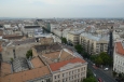 Budapešť, výhled z baziliky svatého Štěpána (Szent István-bazilika) na severovýchod