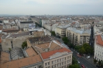 Budapešť, výhled z baziliky svatého Štěpána (Szent István-bazilika) na severovýchod