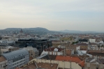 Budapešť, výhled z baziliky svatého Štěpána (Szent István-bazilika) na sever
