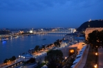 Budapešť od Budínského hradu