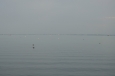 Pohled z Balatonfüredu k městu Siófok, Maďarsko