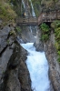 Soutěska Wimbachklamm, Berchtesgadenské Alpy, Německo