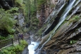 Soutěska Wimbachklamm, Berchtesgadenské Alpy, Německo