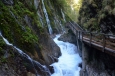 Soutěska Wimbachklamm, Berchtesgadenské Alpy, Německo