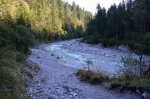 V údolí Wimbachtal, Berchtesgadenské Alpy, Německo