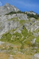 V údolí Wimbachtal, Berchtesgadenské Alpy, Německo