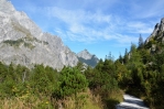 V údolí Wimbachtal, Berchtesgadenské Alpy, Německo