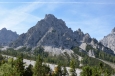 V údolí Wimbachtal, Berchtesgadenské Alpy, Německo