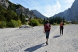 V údolí Wimbachtal, Berchtesgadenské Alpy, Německo