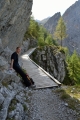 Výstup do sedla Trischübel, Berchtesgadenské Alpy, Německo