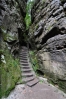 Schwedenlöcher - stoupání k Bastei.