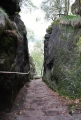 Sestup cestou Nordaufstiege.