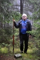 Vrchol Vysoký hřbet (1 078 m n. m.).