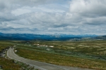 Národní park Rondane, v pozadí Jotunheimen, Norsko