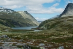 U jezera Rondvatnet, národní park Rondane, Norsko