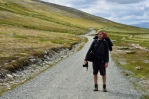 Základem pro úspěšnou horskou túru je pořádná výbava a správný styl k tomu. Národní park Rondane, Norsko